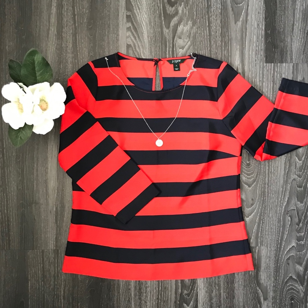 HP🎉 JCREW striped blouse
